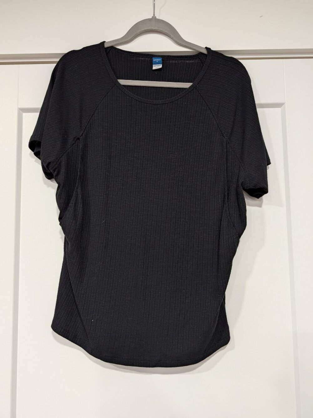 Black maternity/nursing shirt
